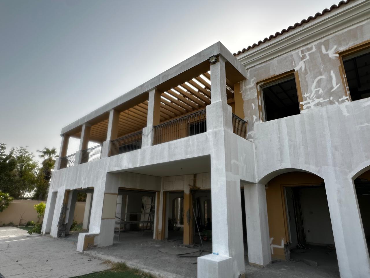 Dubai villa exterior during Rapid Home renovation